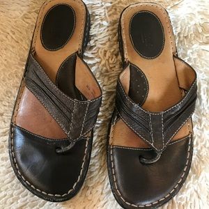 Born Bronze Sandals Size 10